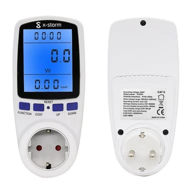 Elmätare vägguttag / LCD Energimätare för elmätning
