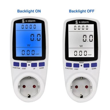 Elmätare vägguttag / LCD Energimätare för elmätning