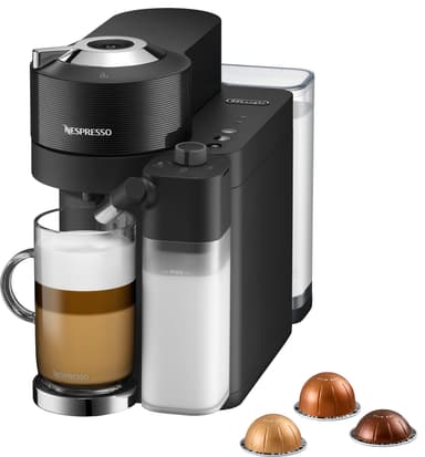 Nespresso Vertuo Lattissima By Delonghi kapselikeitin ENV300.B (musta)