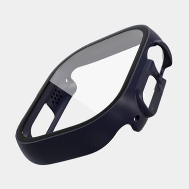 Suojakotelo näytönsuojalla Tummansininen Apple Watch Ultra 49 mm