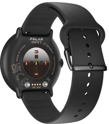 Polar Ignite 3 urheilukello S-L (musta/musta)