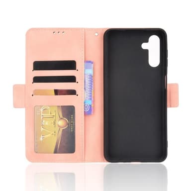 SKALO Samsung A04s 4G 6-lokeroa Lompakkokotelo - Pinkki