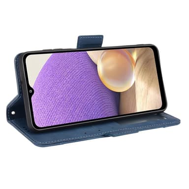 SKALO Samsung A04s 4G 6-lokeroa Lompakkokotelo - Sininen