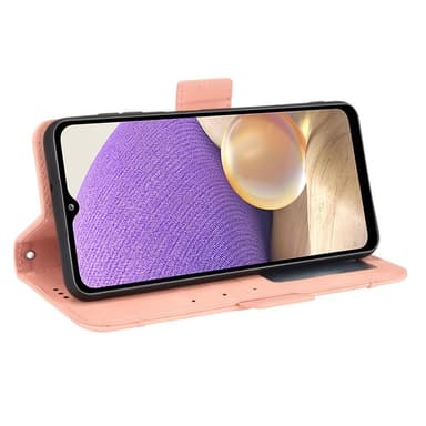 SKALO Samsung A04s 4G 6-lokeroa Lompakkokotelo - Pinkki