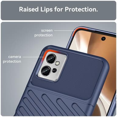 SKALO Motorola Moto G32 4G Armor Thunder Suojakuori - Sininen
