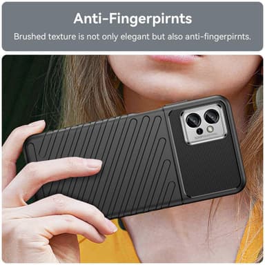 SKALO Motorola Moto G32 4G Armor Thunder Suojakuori - Musta