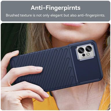 SKALO Motorola Moto G32 4G Armor Thunder Suojakuori - Sininen