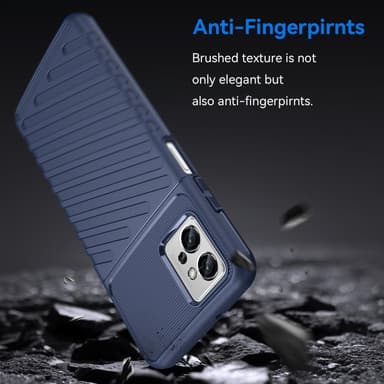 SKALO Motorola Moto G32 4G Armor Thunder Suojakuori - Sininen