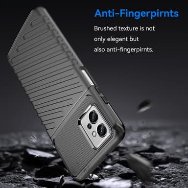 SKALO Motorola Moto G32 4G Armor Thunder Suojakuori - Musta