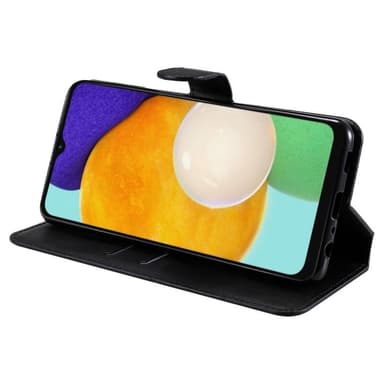 SKALO Samsung A13 5G Classic Lompakkokotelo - Musta