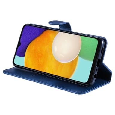 SKALO Samsung A04s 4G Classic Lompakkokotelo - Sininen
