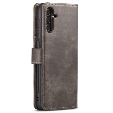 DG MING Samsung A04s 4G 2-in-1 magneetti lompakkokotelo - Harmaa
