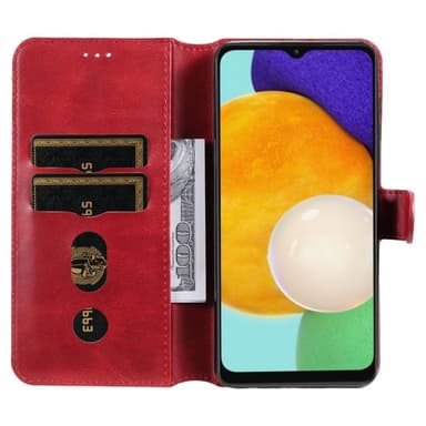 SKALO Samsung A04s 4G Classic Lompakkokotelo - Punainen