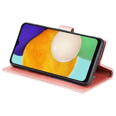 SKALO Samsung A13 5G Mandala lompakkokotelo - Ruusukulta
