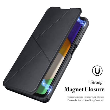 DUX DUCIS Samsung A13 5G Skin X Series Flip-suoja - Musta