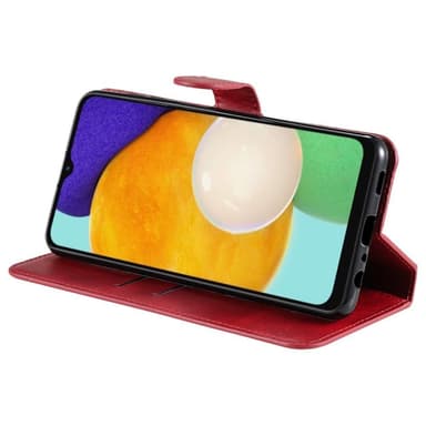 SKALO Samsung A04s 4G Classic Lompakkokotelo - Punainen