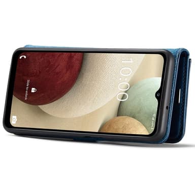 DG MING Samsung A04s 4G 2-in-1 magneetti lompakkokotelo - Sininen