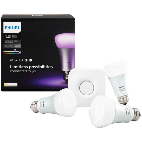 Philips Hue White and color ambiance pakkaus 10W A60 E27