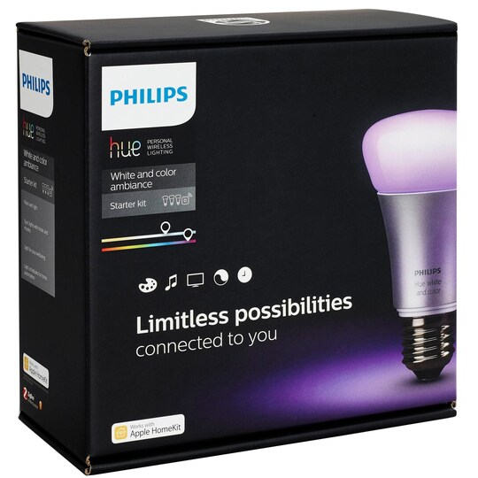 Philips Hue White and color ambiance pakkaus 10W A60 E27