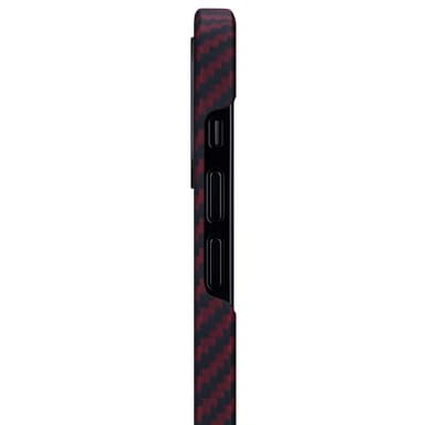 MagEZ Case iPhone 12 sarja iPhone 12 Pro Max / Black/Red Plain