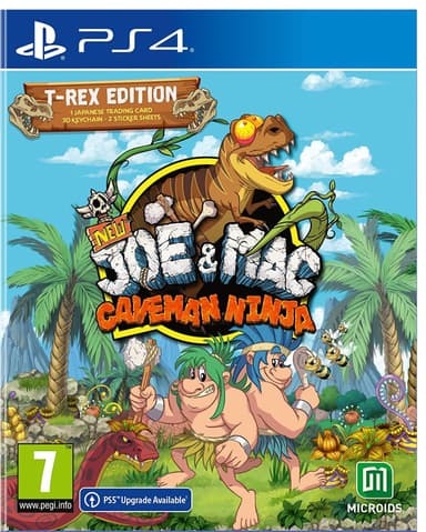 New Joe & Mac: Caveman Ninja - T-Rex Edition (PS4)