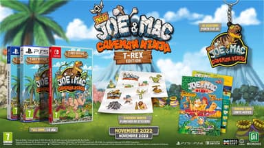 New Joe & Mac: Caveman Ninja - T-Rex Edition (Switch)