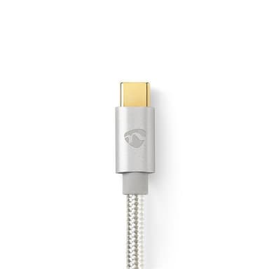 USB 3.1 GEN 2 -Synkronointi-, Lataus- ja AV-Tukikaapeli | Kullattu, 1,0 m | USB-