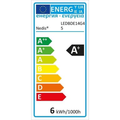 Himmennettävä LED-Lamppu E14 | G45 | 6 W | 470 lm