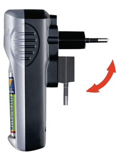 Varta NiMH akkulaturi AA / AAA | 1.2 V DC | 4x AA/HR6 2600 mAh | Trickle-lataus | Euro / Tyyppi-C (CEE 7/16) | Akun tyyppi: AA