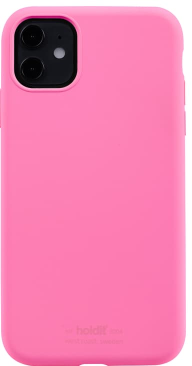 Holdit Silicone iPhone 11 suojakuori (vaaleanpunainen)