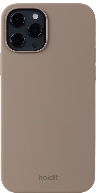 holdit iPhone 12/iPhone 12 Pro Kuori Silikoni Mocha Brown