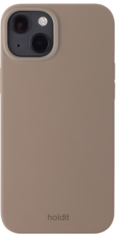 holdit iPhone 14 Plus Kuori Silikoni Mocha Brown
