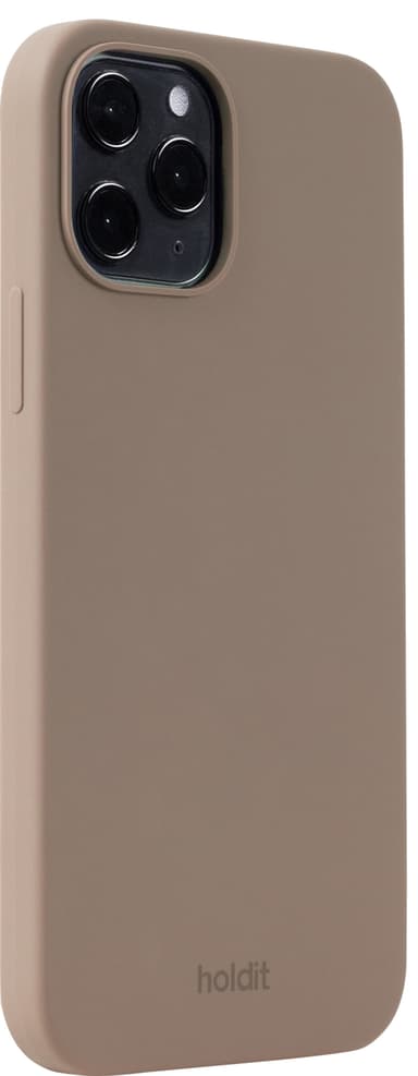 holdit iPhone 12/iPhone 12 Pro Kuori Silikoni Mocha Brown