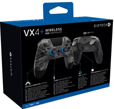 Gioteck VX4+ langaton PS4 ohjain
