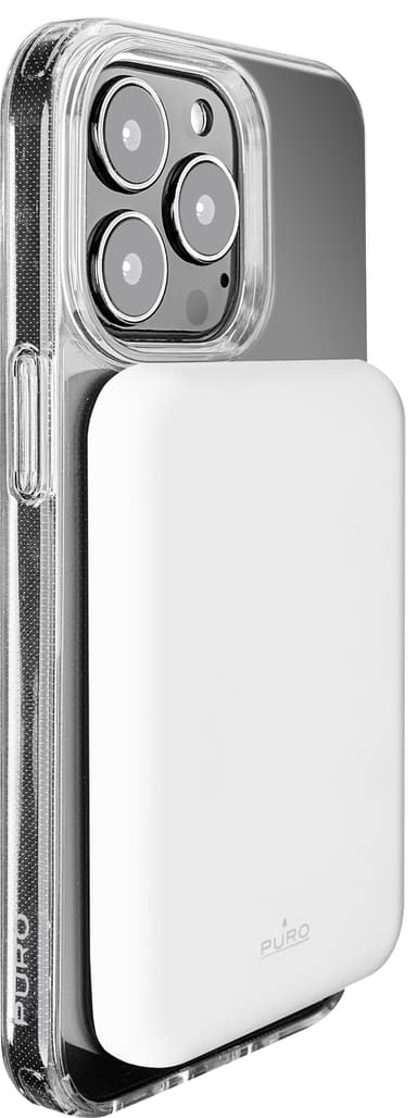 Puro MagSafe 4000 mAh varavirtalähde (valkoinen)