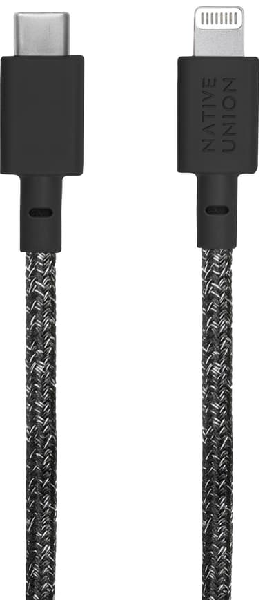 Native Union Belt XL USB-C - Lightning kaapeli (musta)