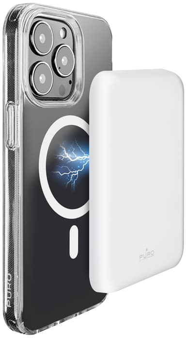Puro MagSafe 4000 mAh varavirtalähde (valkoinen)