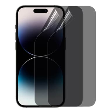 2-kpl Privacy Näytönsuoja 3D Pehmeä HydroGel Apple iPhone 14 Pro