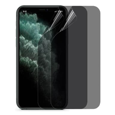 2-kpl Privacy Näytönsuoja 3D Pehmeä HydroGel Apple iPhone 11 Pro