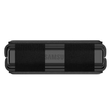 Nillkin Qin Vegaaninen Nahka Kuori Samsung Galaxy Z Flip 4 - Musta
