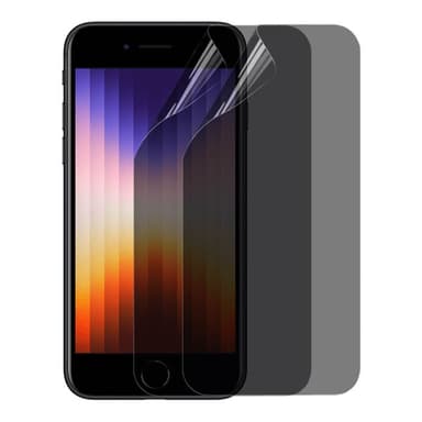 2-kpl Privacy Näytönsuoja 3D Pehmeä HydroGel Apple iPhone SE 3 (202