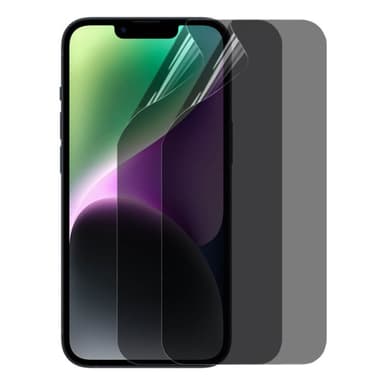 2-kpl Privacy Näytönsuoja 3D Pehmeä HydroGel Apple iPhone 14