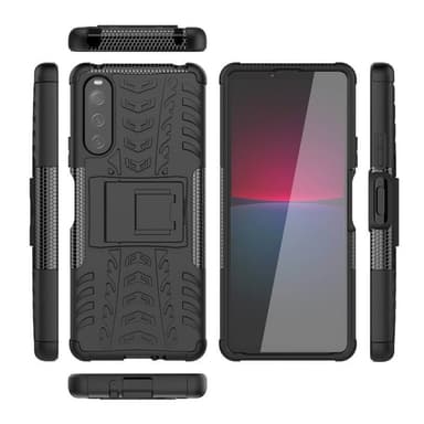 Iskunkestävä kuori jalustalla Sony Xperia 5 IV - Musta