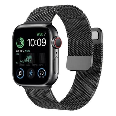Milanese Rannekoru Apple Watch SE 2022 (40mm) - Musta