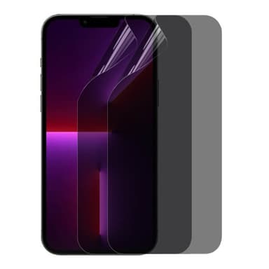 2-kpl Privacy Näytönsuoja 3D Pehmeä HydroGel Apple iPhone 13 Mini
