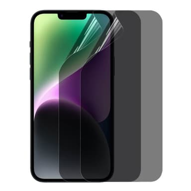 2-kpl Privacy Näytönsuoja 3D Pehmeä HydroGel Apple iPhone 14 Plus