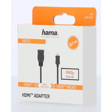 Hama HDMI Type-D Micro - HDMI sovitinkaapeli