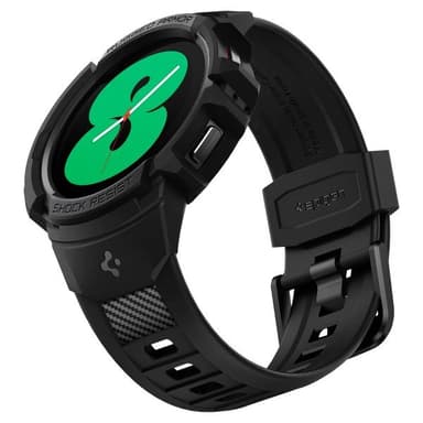 Spigen Samsung Galaxy Watch 4/5 40mm Kuori Ranneke Rugged Armor Pro Musta