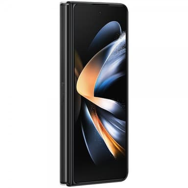 Samsung Original Galaxy Z Fold 4 Kuori Clear Edge Cover Transparent Musta