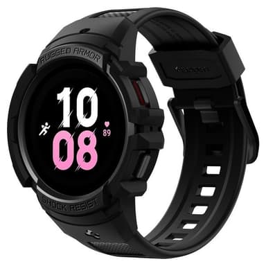 Spigen Samsung Galaxy Watch 4/5 40mm Kuori Ranneke Rugged Armor Pro Musta